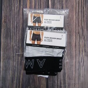 2 PACK - American Eagle NEW Mens Small Boxer Briefs Gray